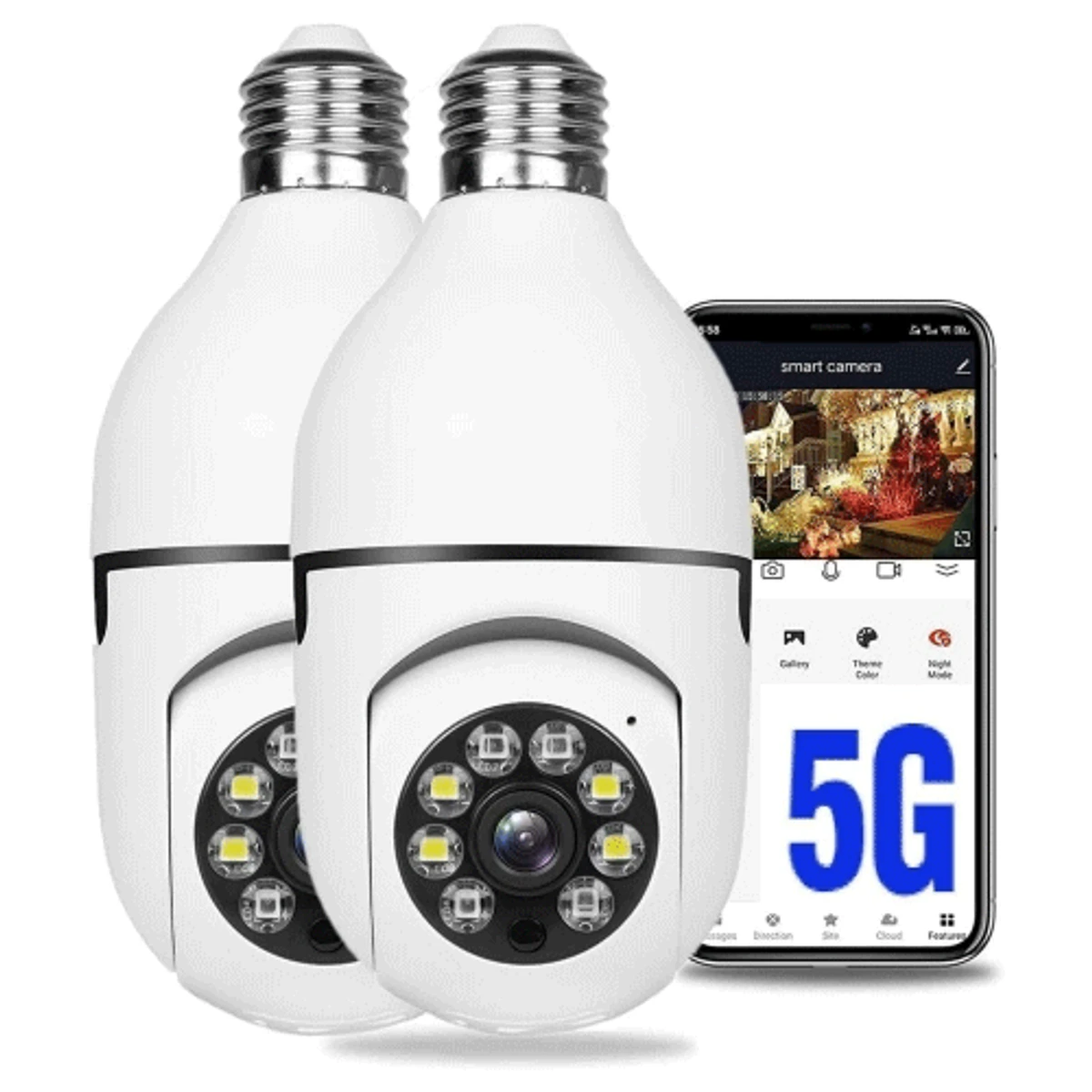 V380 Bulb Camera – Smart Security Solution