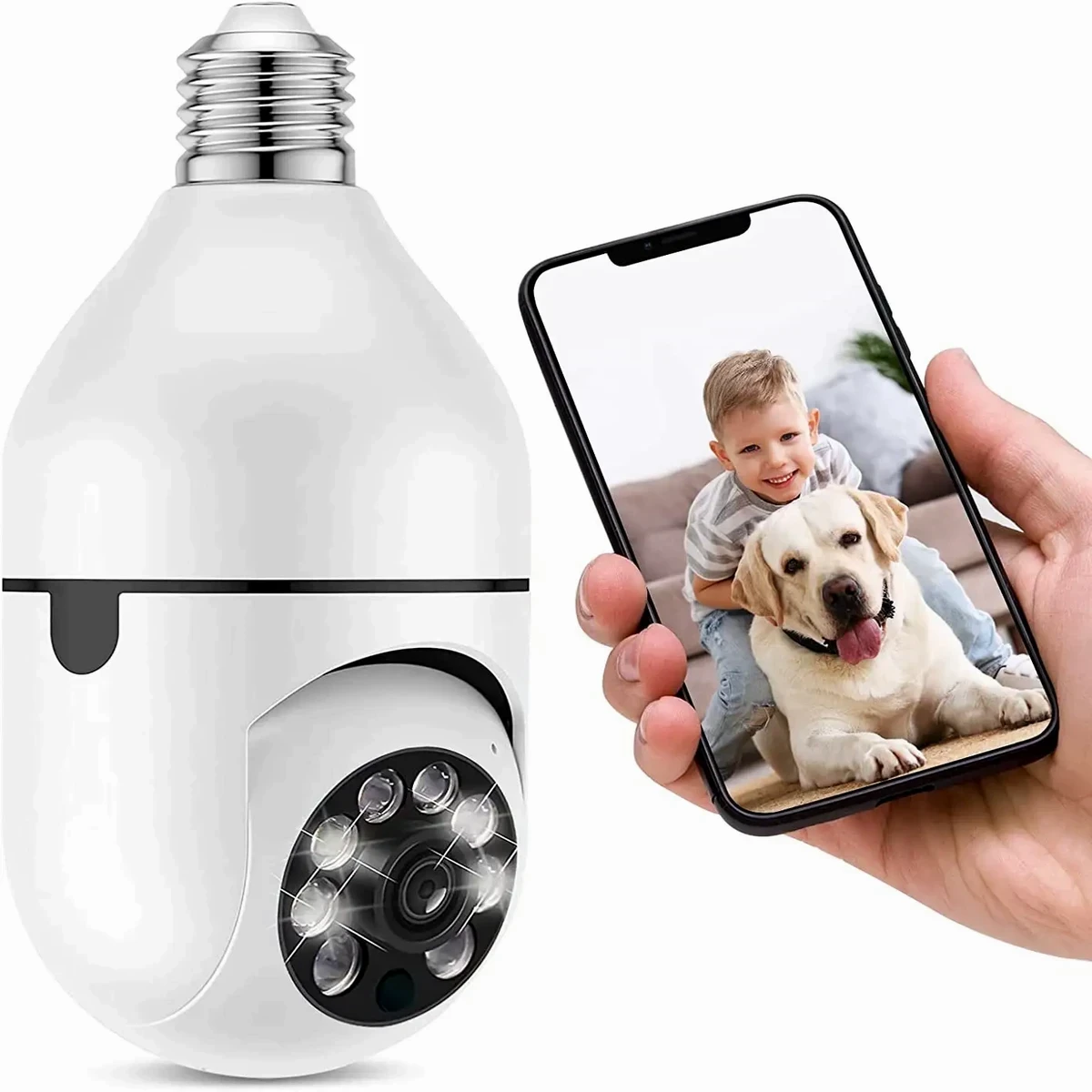 V380 Bulb Camera – Smart Security Solution