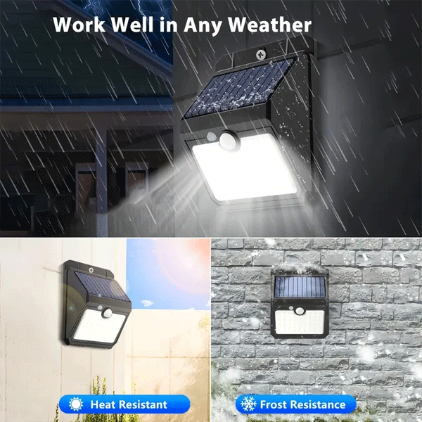 Waterproof Solar Sensor LED Wall  Light