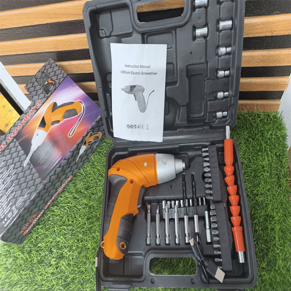 45pcs Tools Set Rechargeable Cordless Screwdriver
