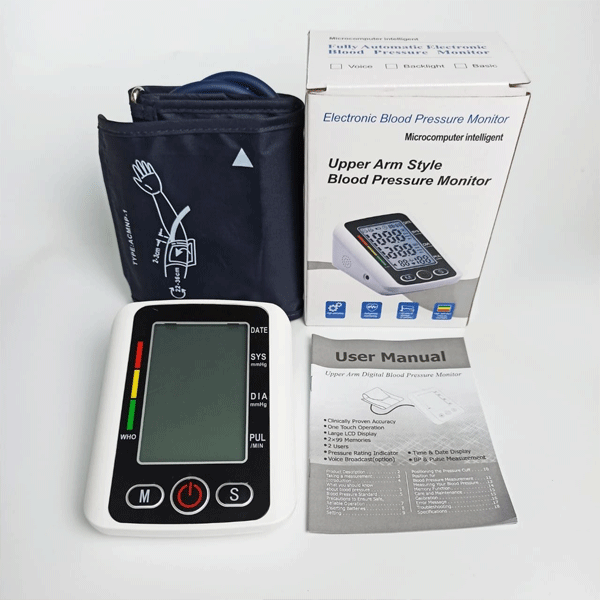 High Quality Digital Blood Pressure Monitor With Voice Function ( 5 বছরের ওয়ারেন্টি )