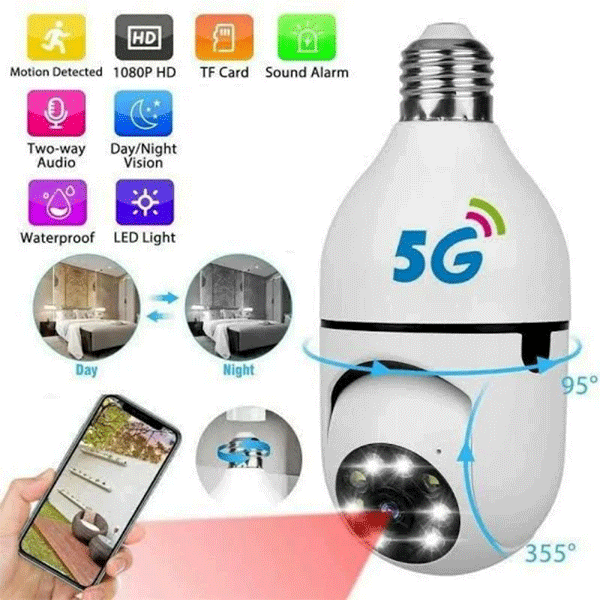 V380 Bulb Camera – Smart Security Solution