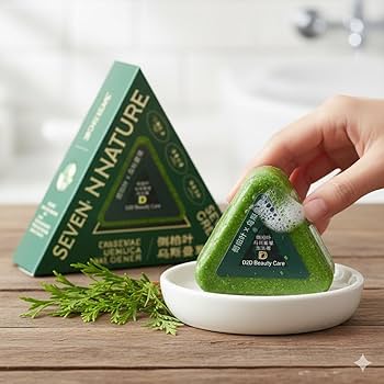 Imported 100% original Seven Nature Green Shampoo Soap Bar